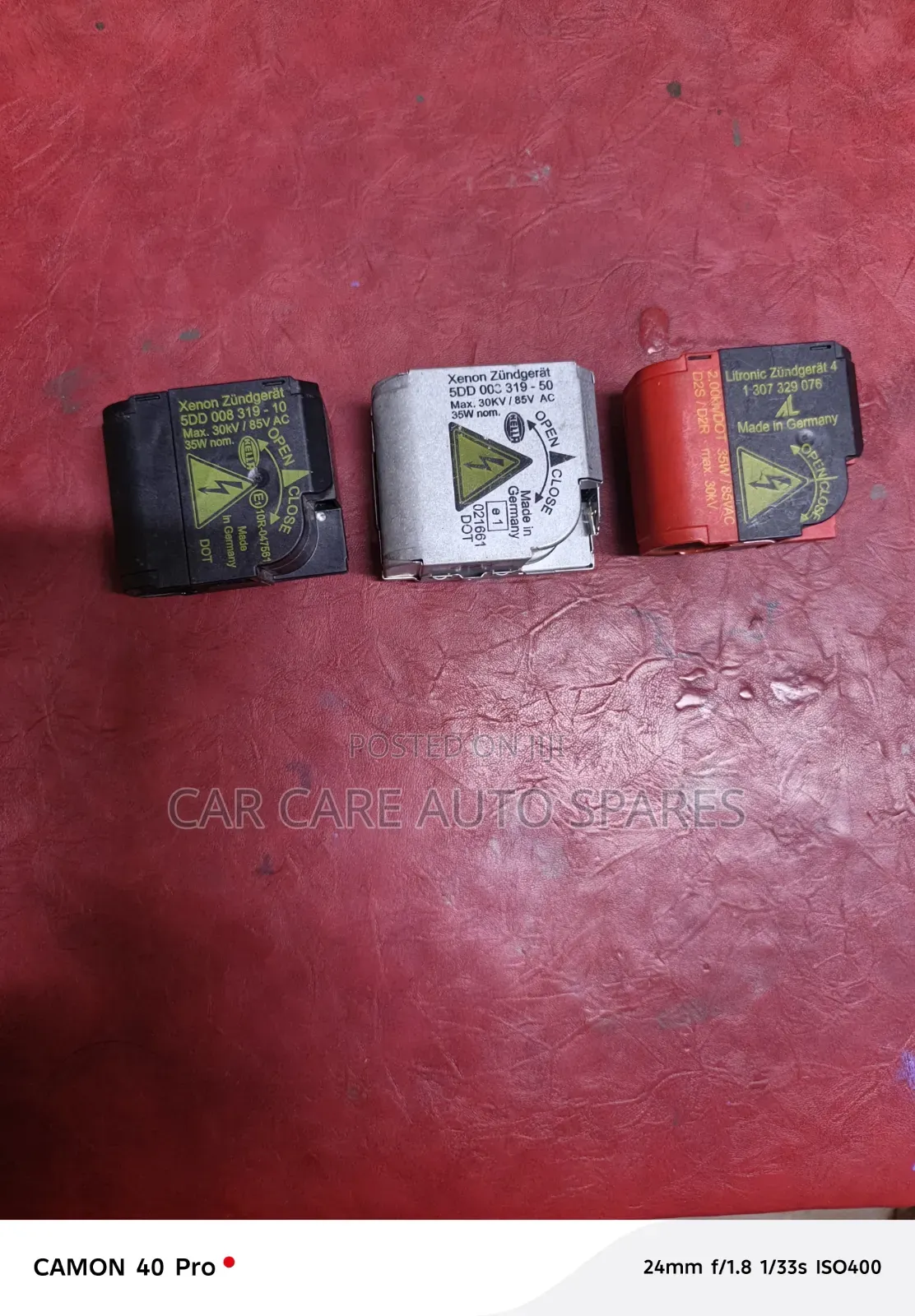 Headlights Igniter Unit BMW