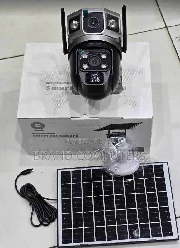 4g Dual Lens Solar CCTV Camera V380 Pro