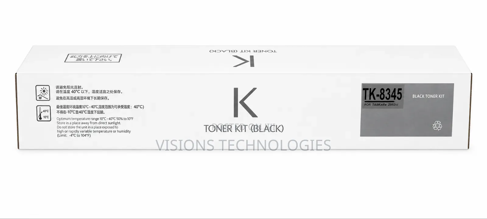 Tk-8345(20,000pgs Yield for Black ) Used in Taskalfa 2552ci/2553ci