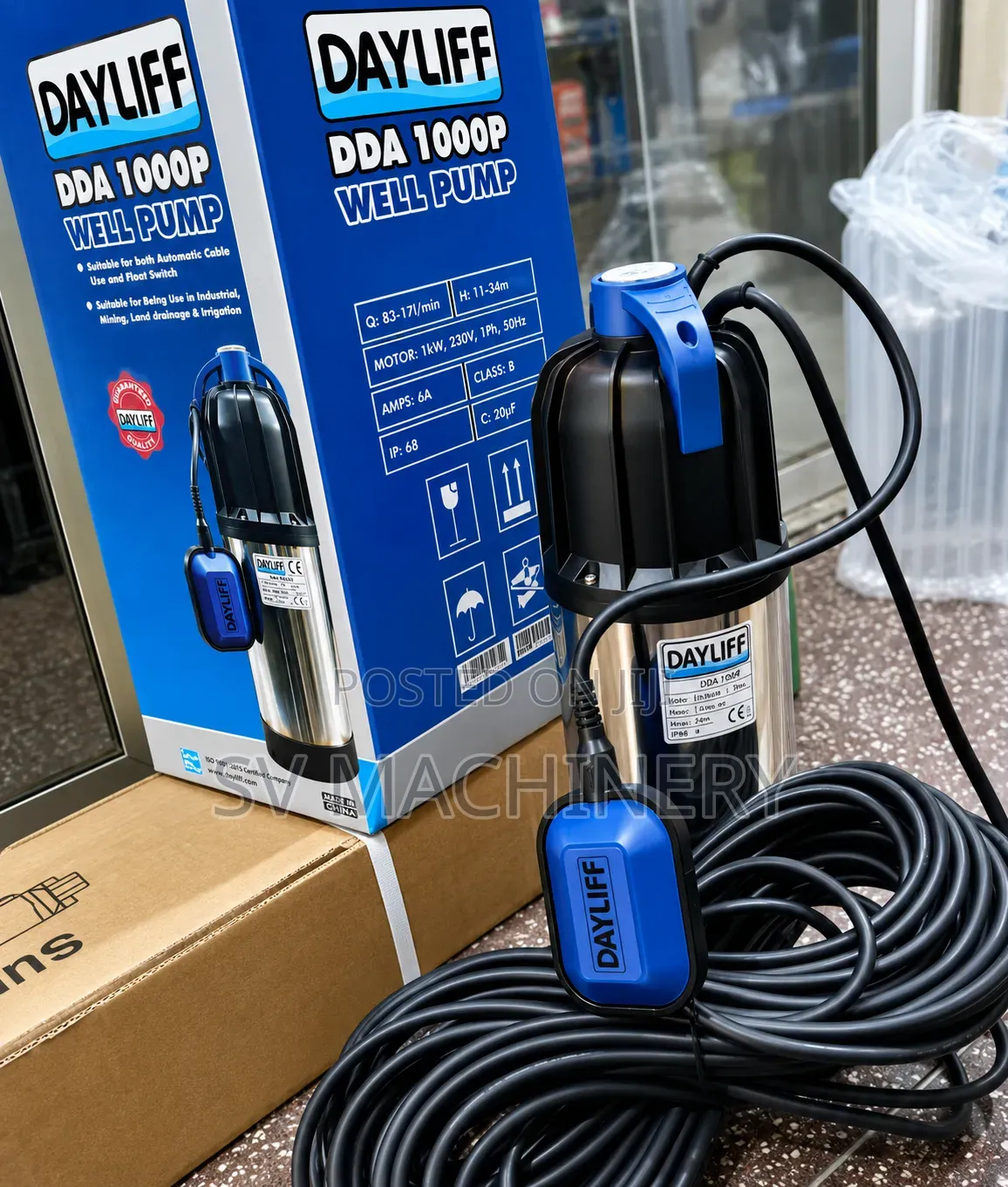 Heavy Duty Dayliff Submersible Pump (Dda 1000p)