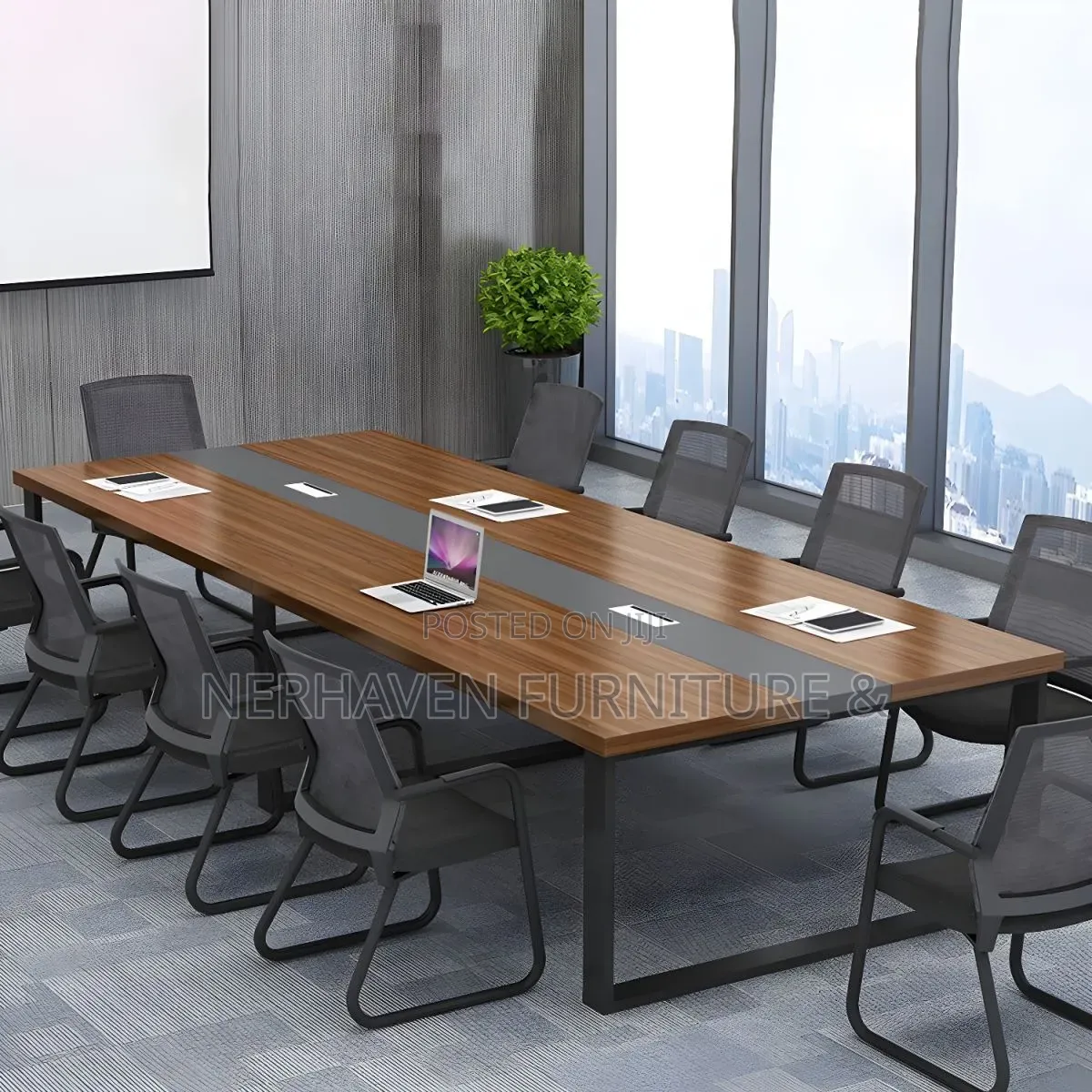 2400mm Boardroom Office Table – Executive Conference Desk