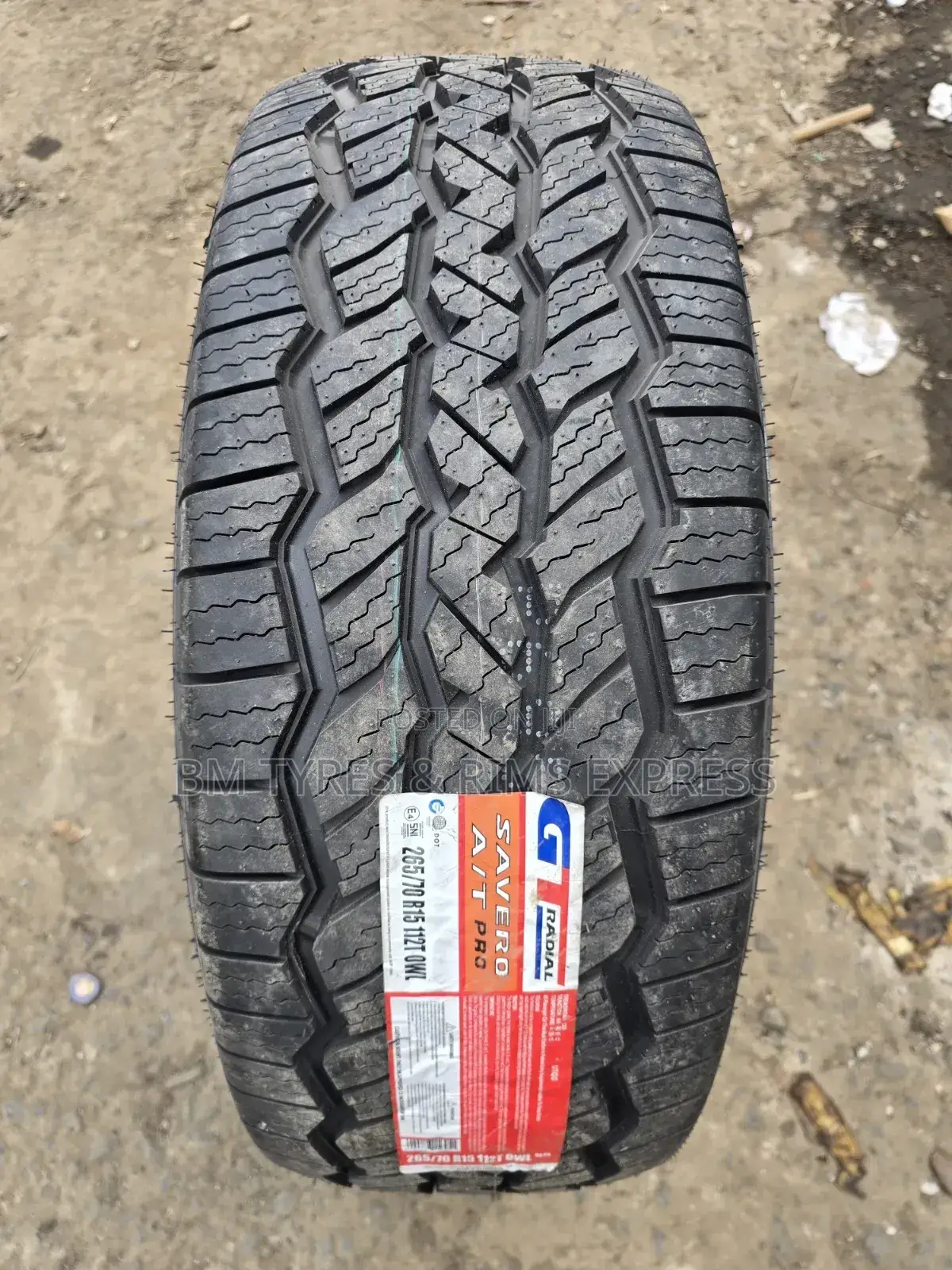 265 /70 R15 Gt Tyres (All Terrein) Indonesia.