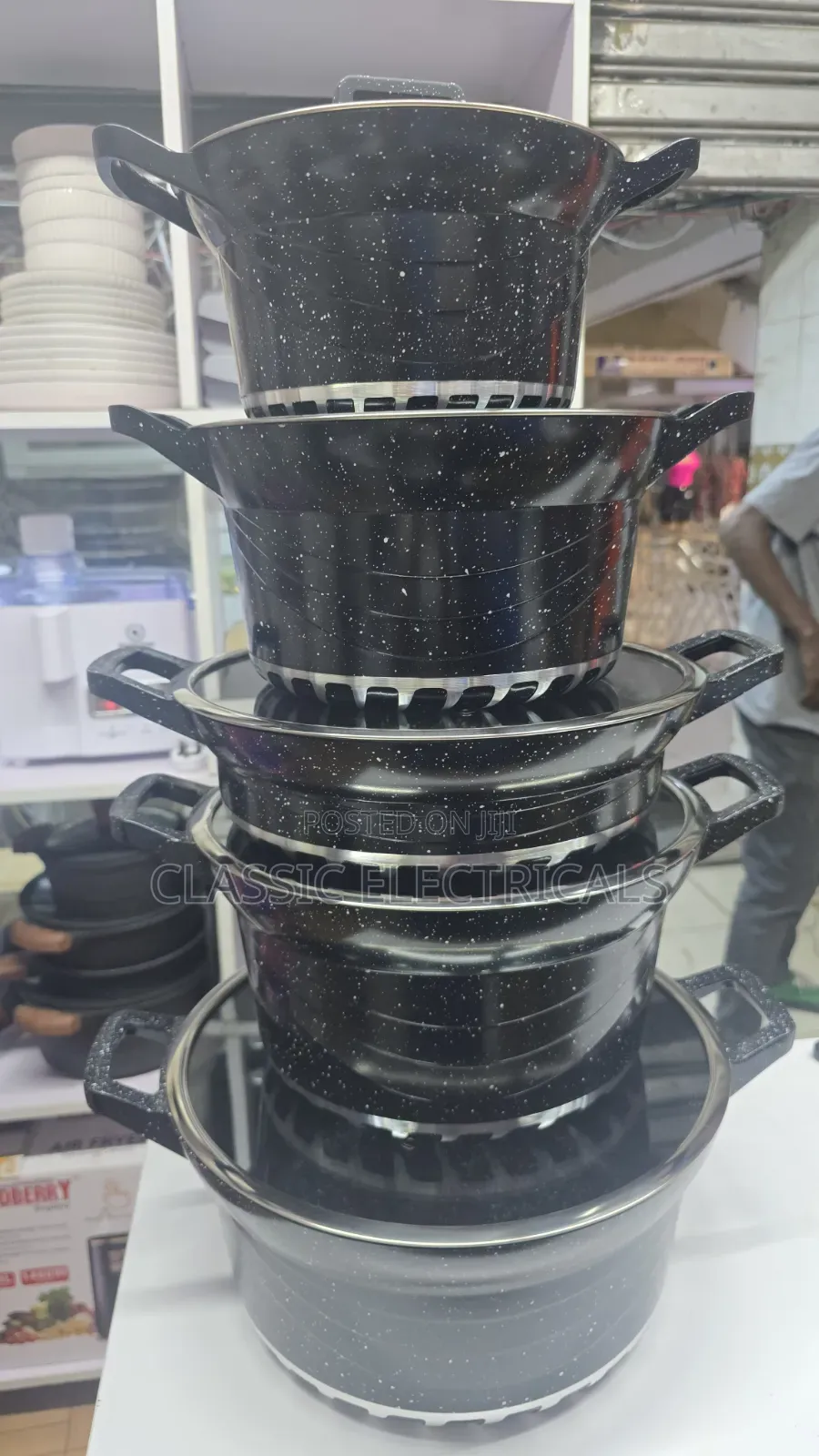 Bosch 10pcs Granite Cookware Set at Sh6599.