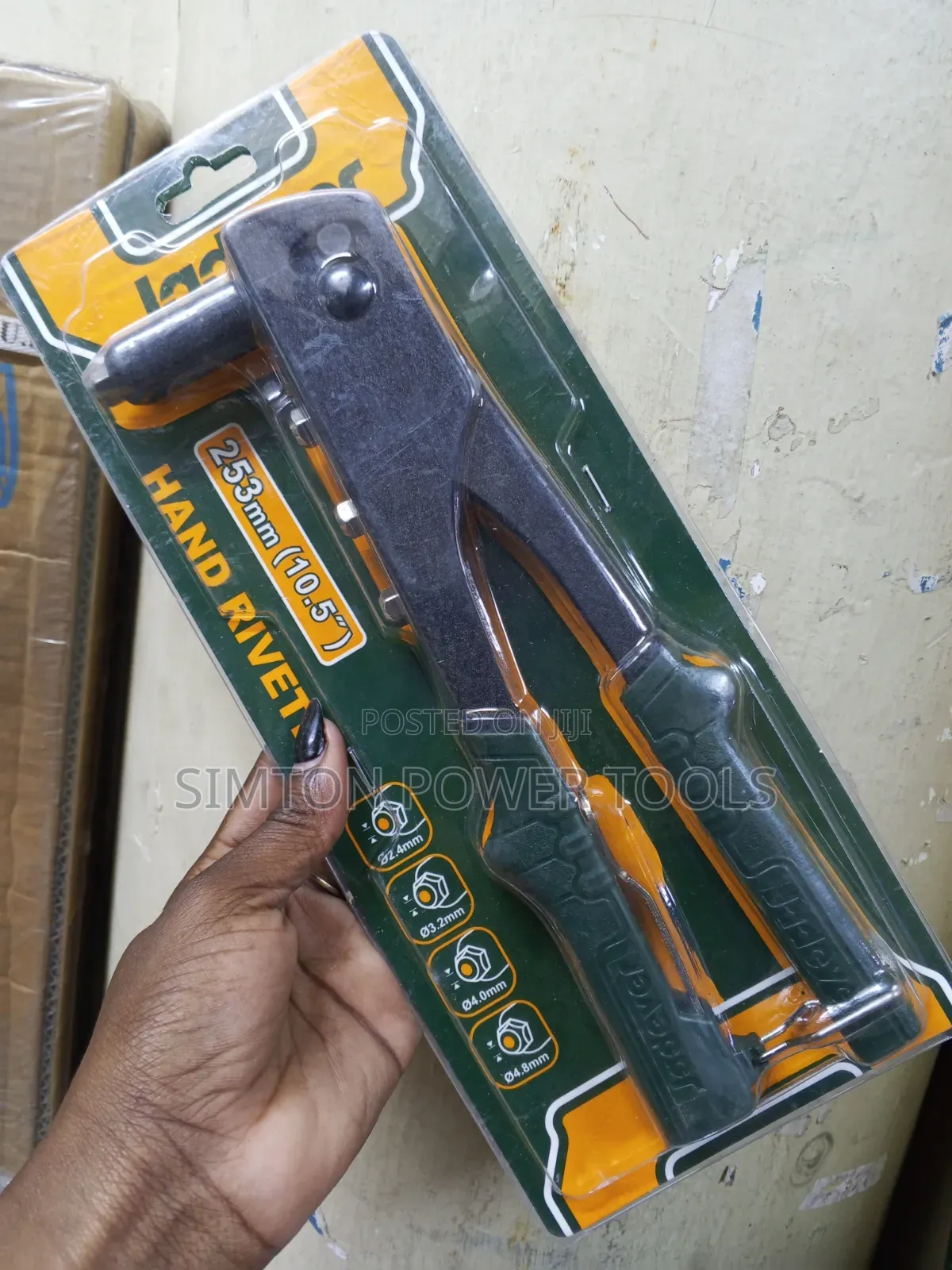 Manual Jadever Hand Riveter 253mm
