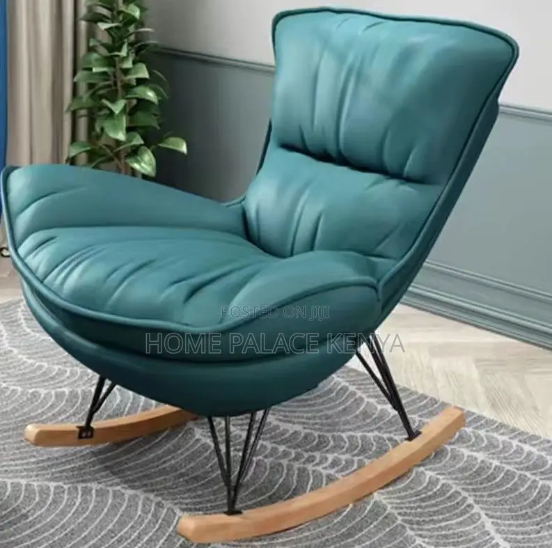Rocking Chair:Metal Frame Casual Rocking Chair