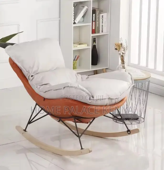 Rocking Chair:Metal Frame Casual Rocking Chair