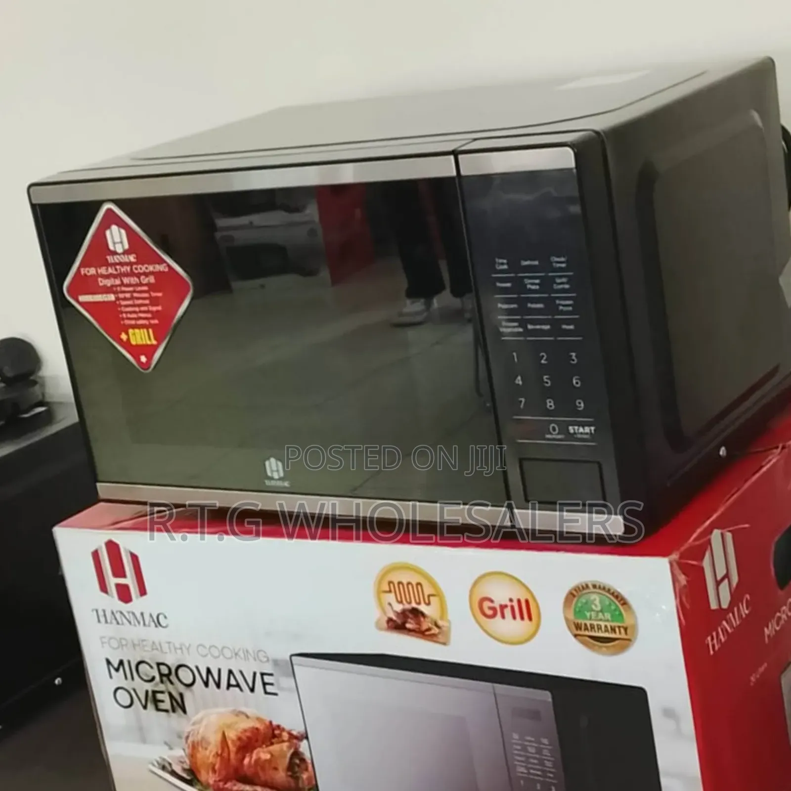 Hanmac 20l Grill Microwave Oven With 3 Years Warranty