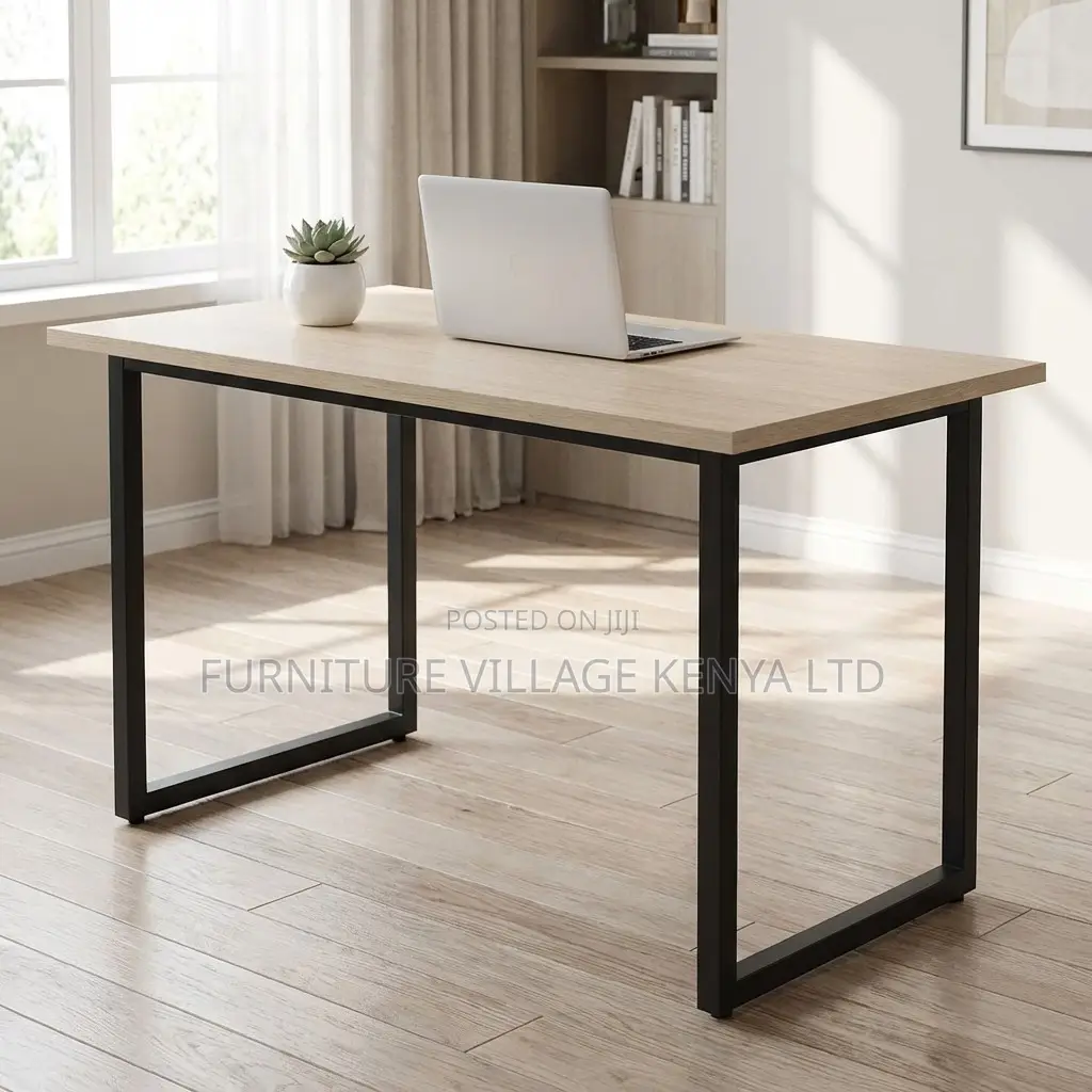 1.4m Curved Steel Frame Generic Home Study Desk