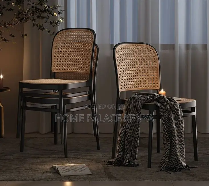 Dining Chair: Lightweight Stackable Plastic Dining Chair