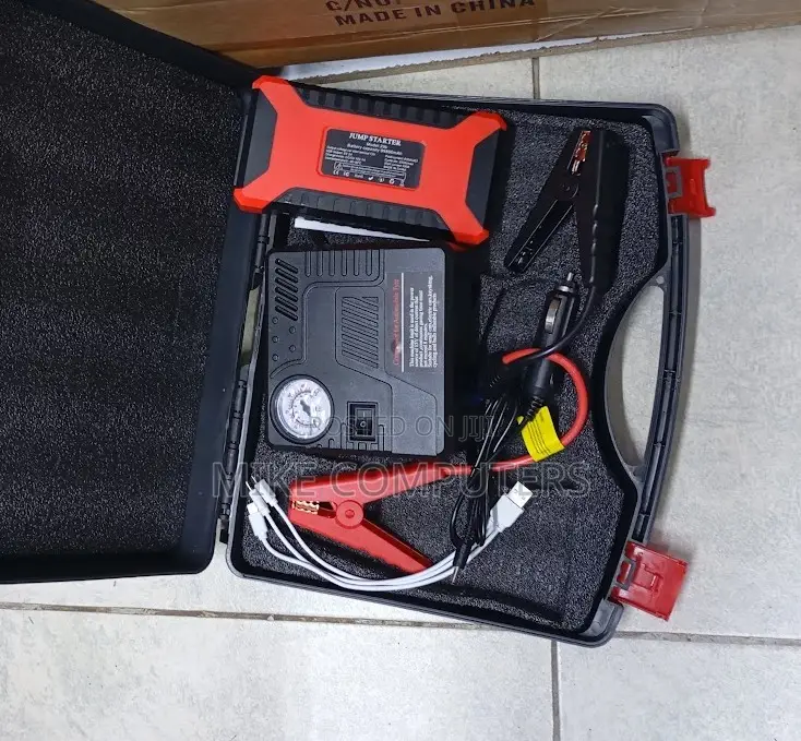 Jump Starter Kit With High Voltage Power Bank