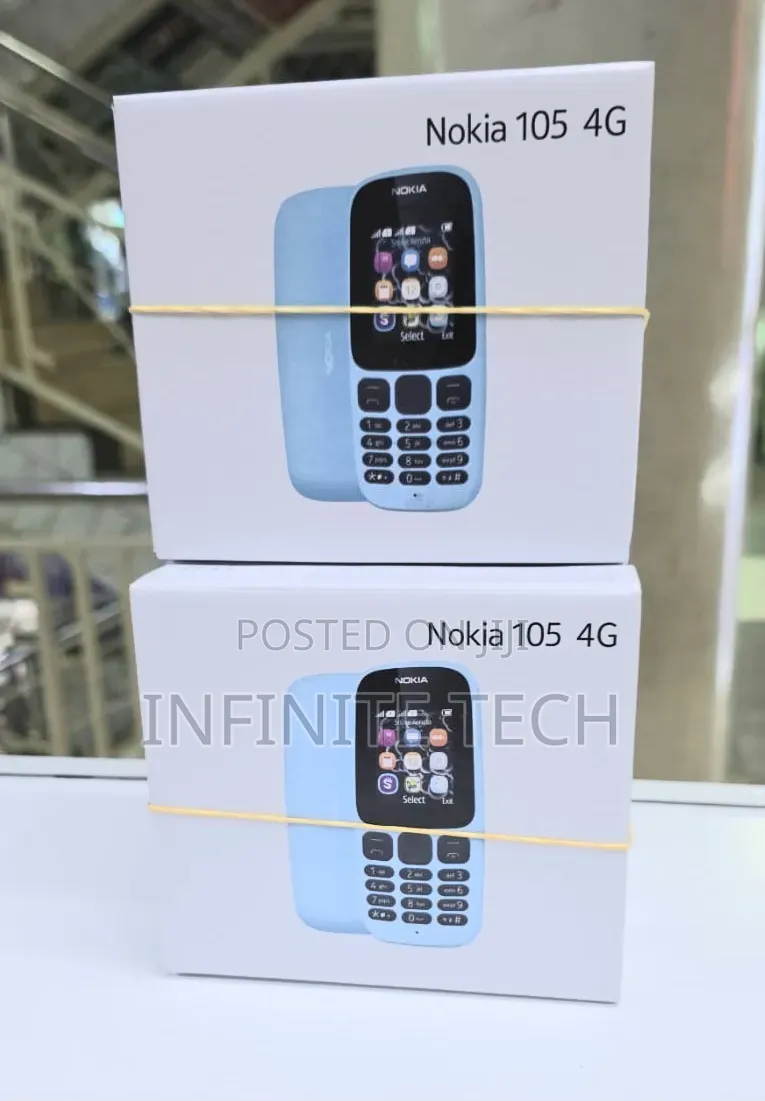 New Nokia 105 4G Black
