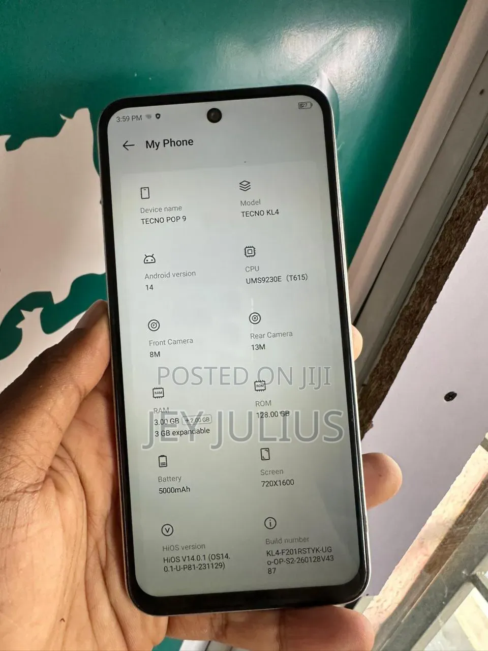 Tecno Pop 9 128 GB White