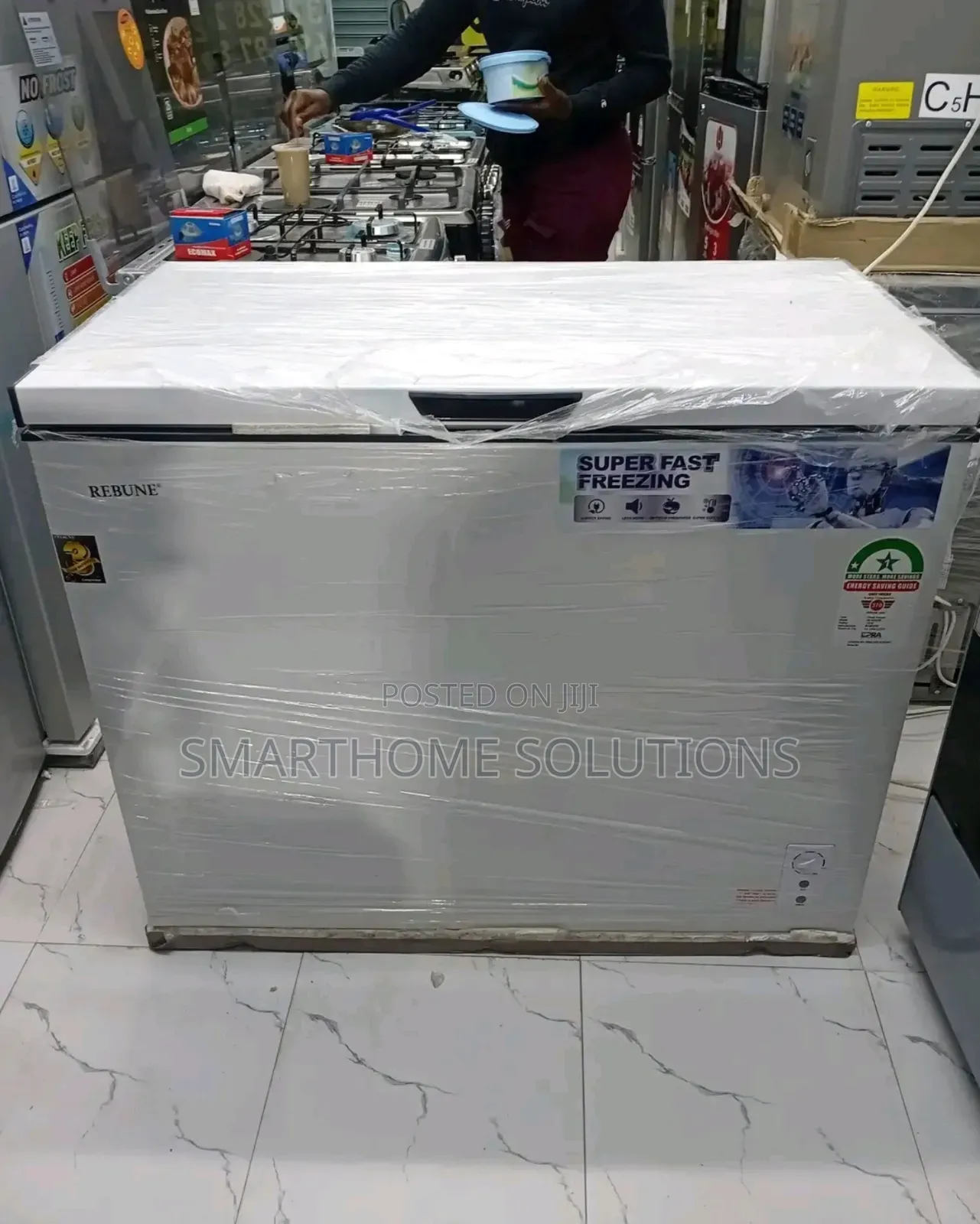 Rebune Bd-250 243ltrs Deep Freezer/Chest Freezer