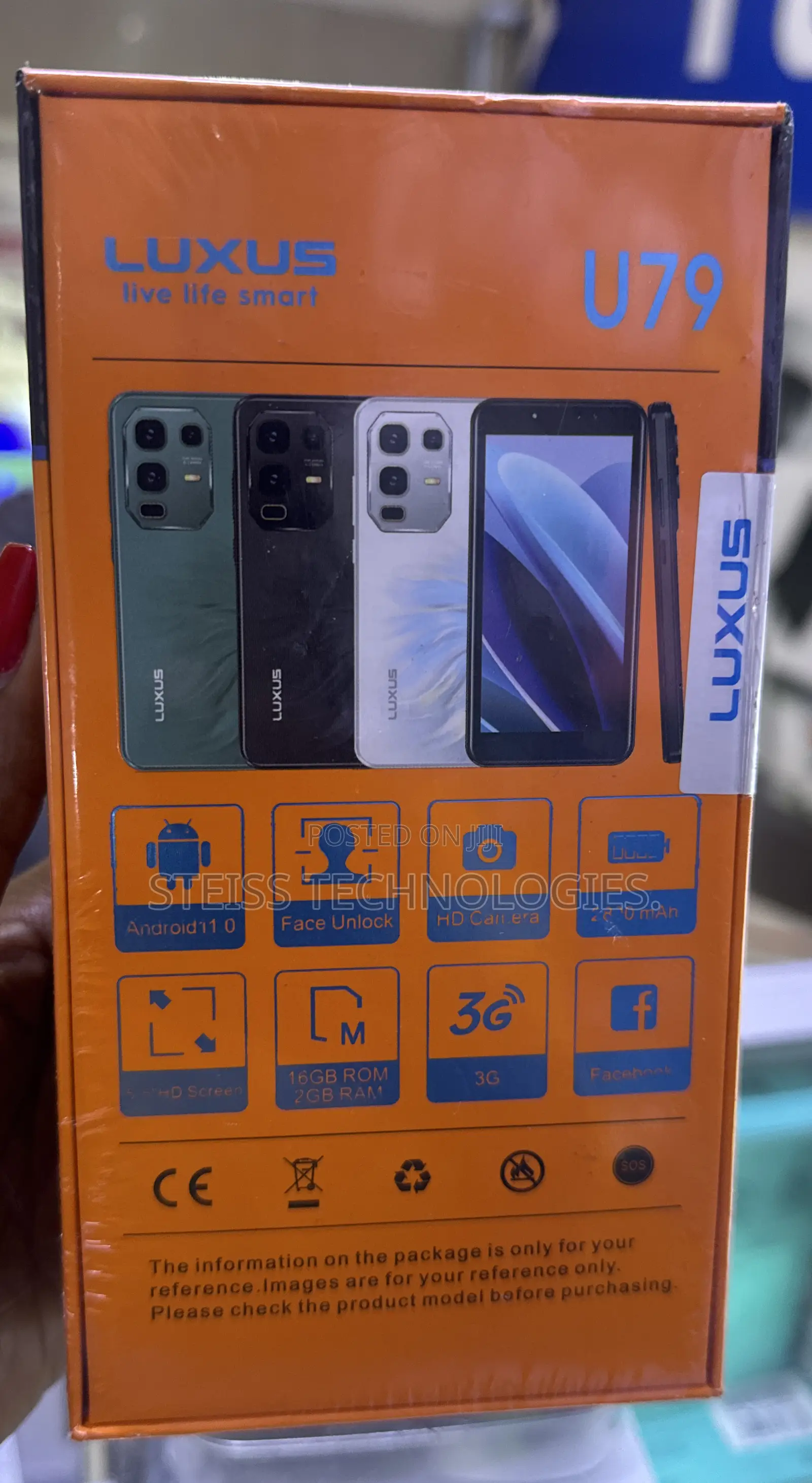New Mobile Phone 16 GB Black