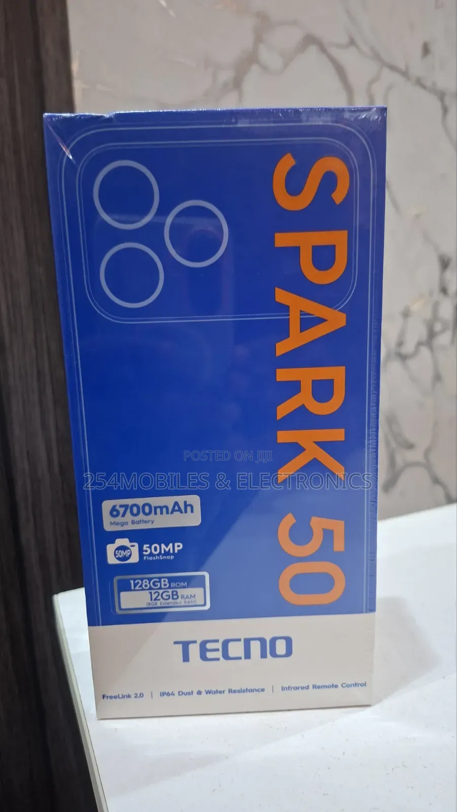 New Tecno Spark 50 128 GB Black