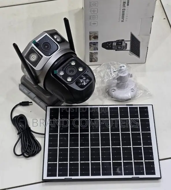 4g Solar Dual Lens PTZ CCTV Security Outdoor Solar PTZ Camera Sim Card