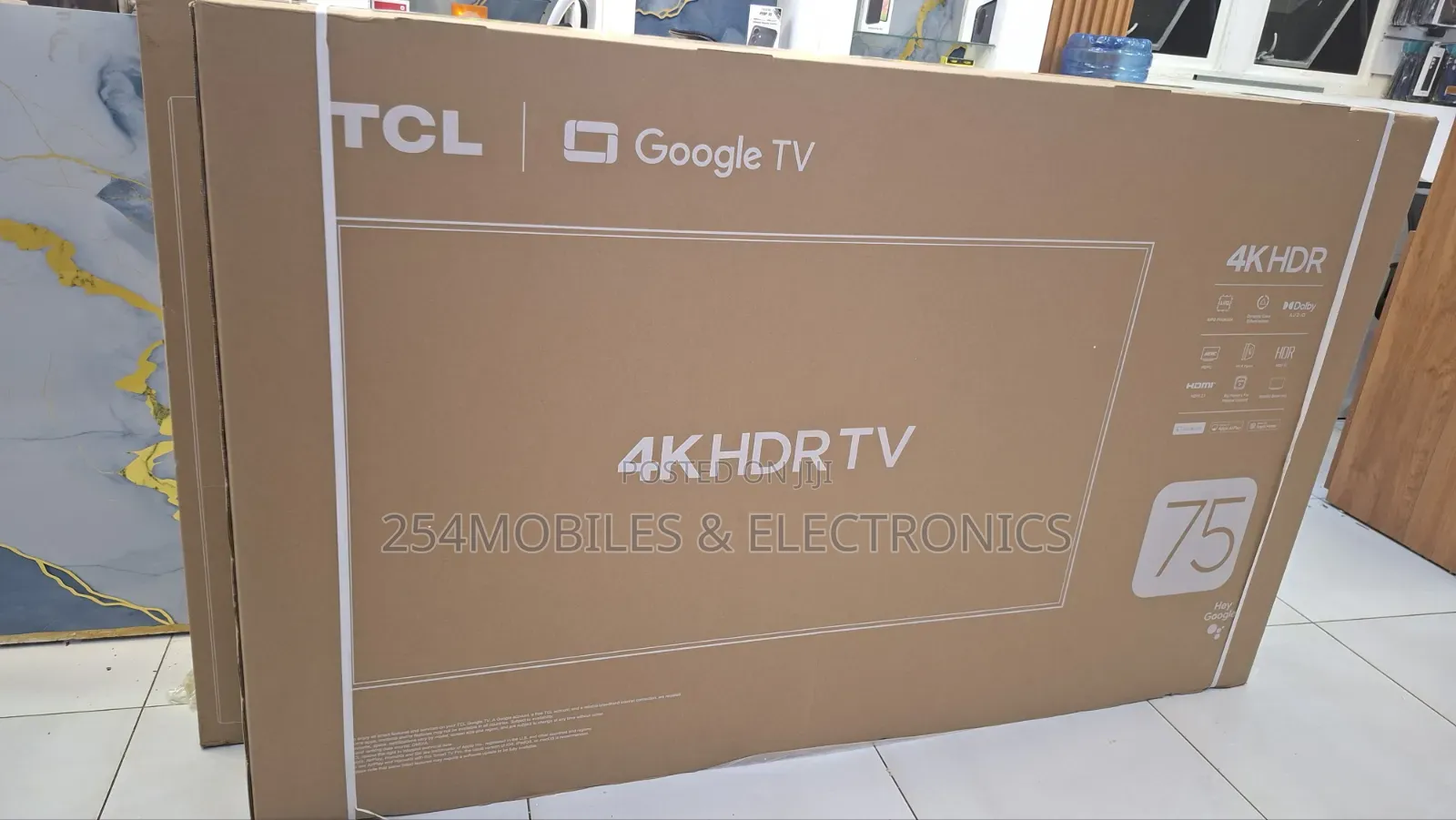 TCL 75v6c 75 Inch Uhd Smart Google Tv – Smart Features, Big Screen