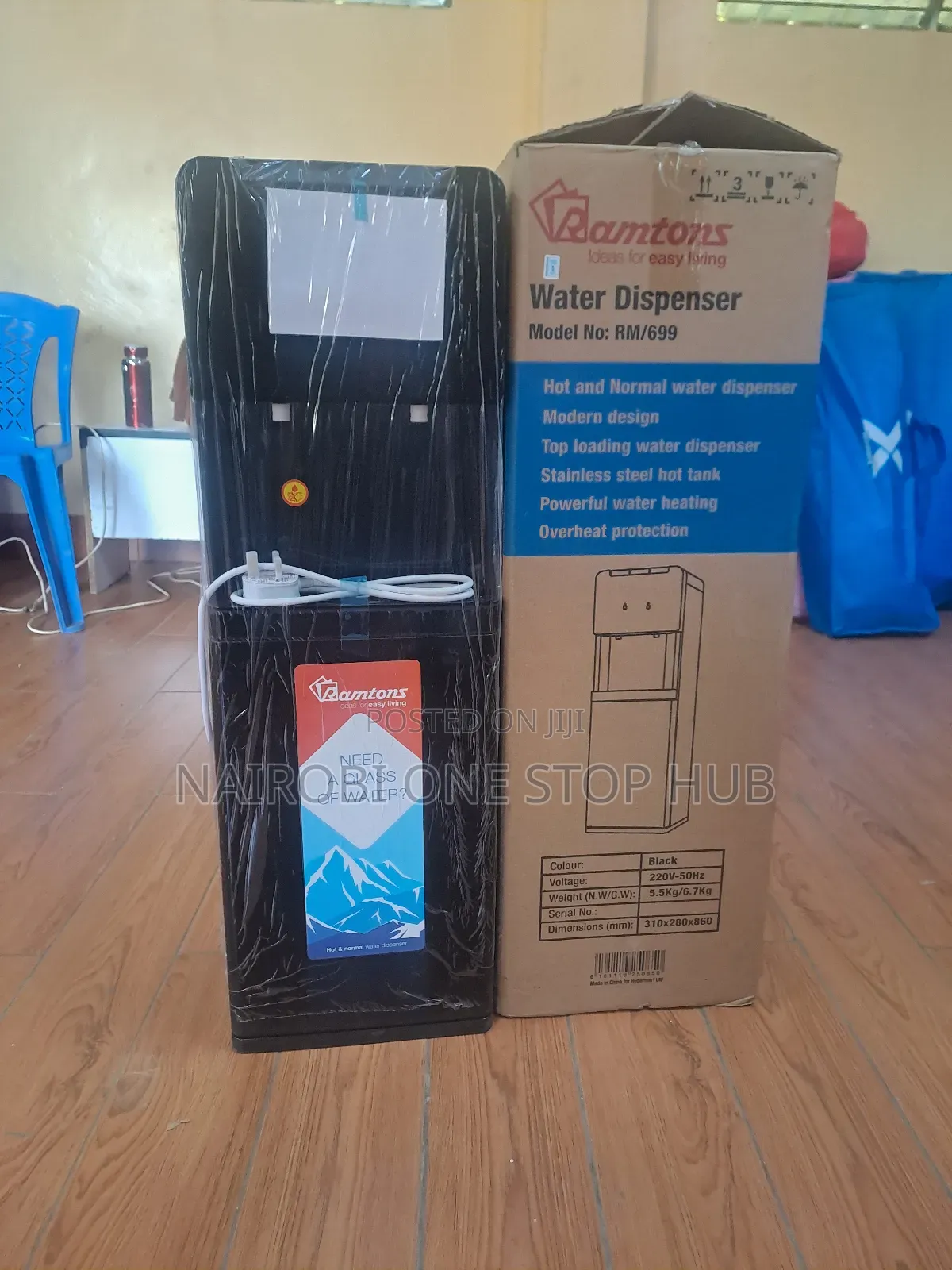 Ramtons Hot and Normal Water Dispenser Top Load