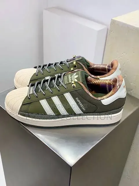 Adidas Superstar Og Green Denim Sneakers – Rare Streetwear Edition