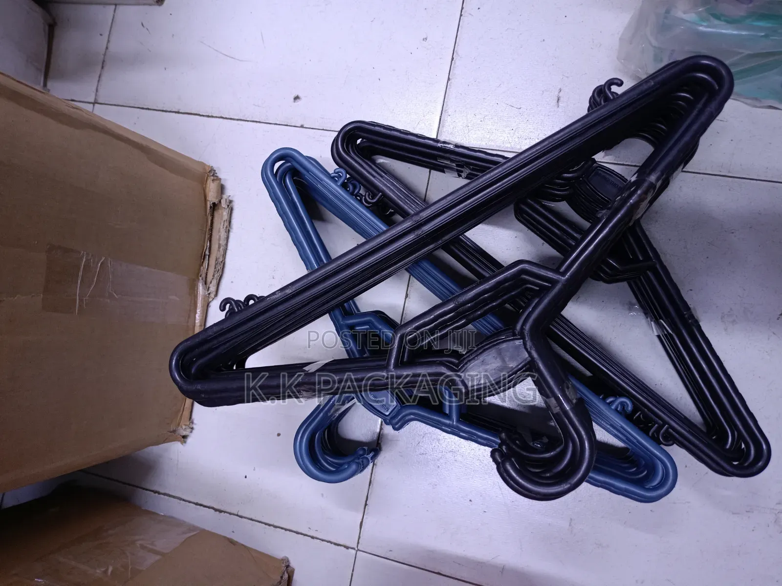 Black and Blue Hangers