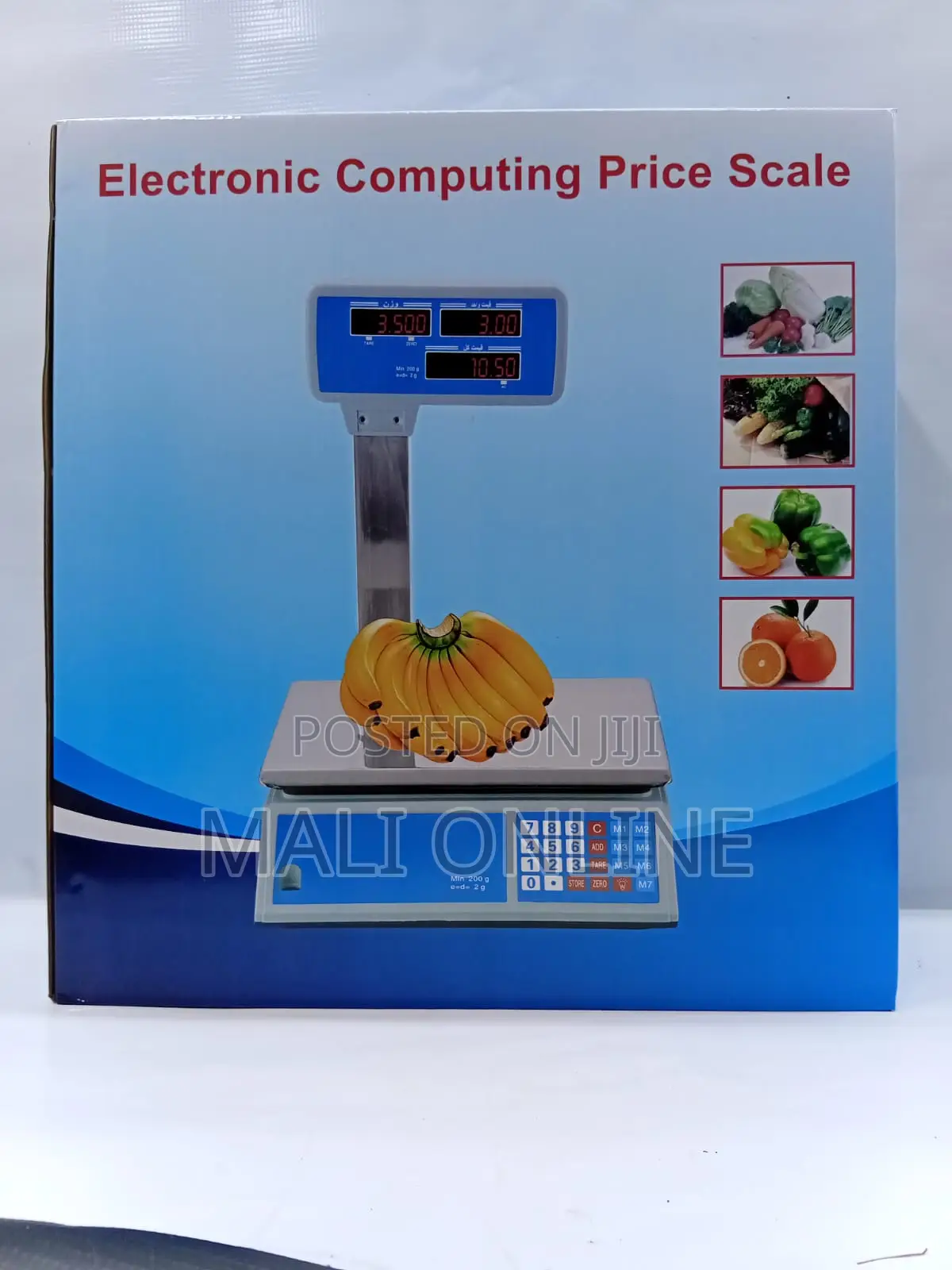 30kg Digital Weighing Scale Rechargeable Dual Display Price Computing