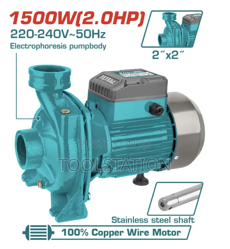 Water Pump Centrifugal Pump 1500w(2.0hp) Max.Head:18m TWP
