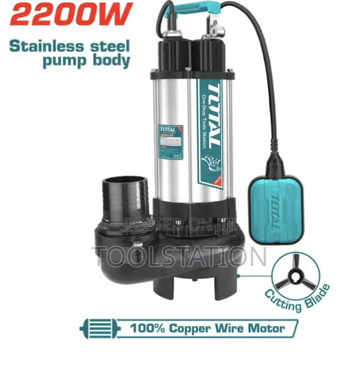Sewage Submersible Pump 2200w(3.0hp) Max.Head:13m TWP