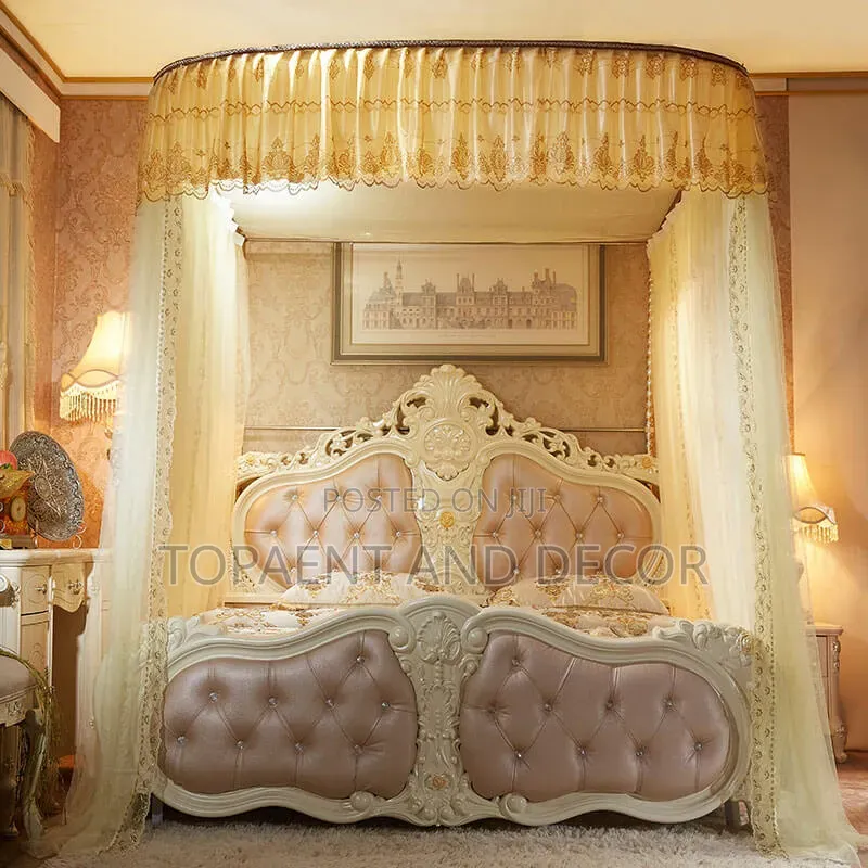 Strong 2 Stands Railed Mosquito Net