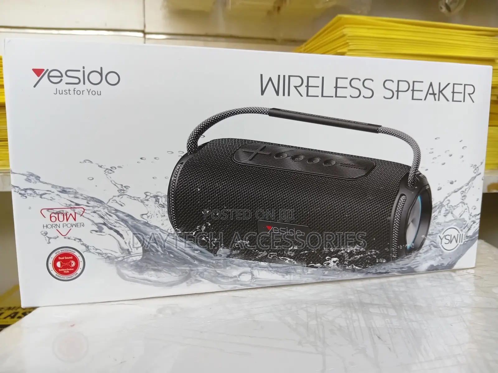 This Is a Yesido Ysw11 Wireless Bluetooth Speaker.