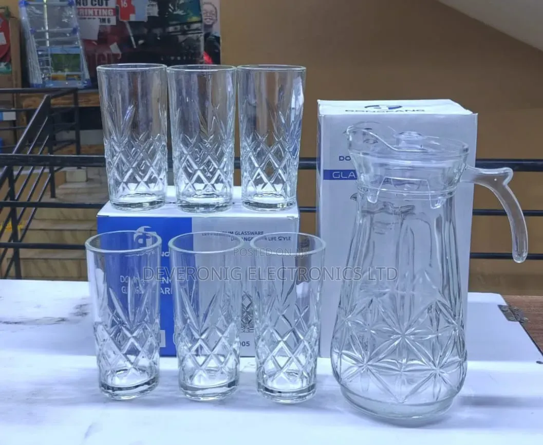 Water Set 1.8 LTRS Jug 6 PCS 330ml Glasses
