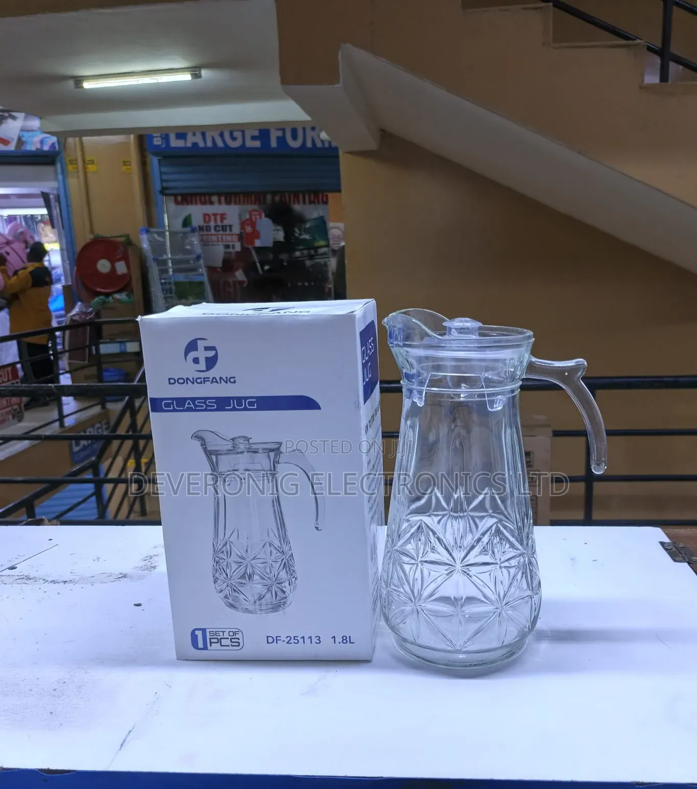 1.8 Litres Jug Glass