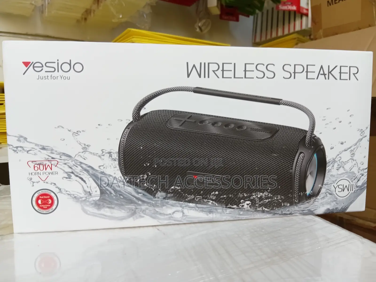Yesido Ysw11 Wireless Bluetoothspeaker 60w Max - Black