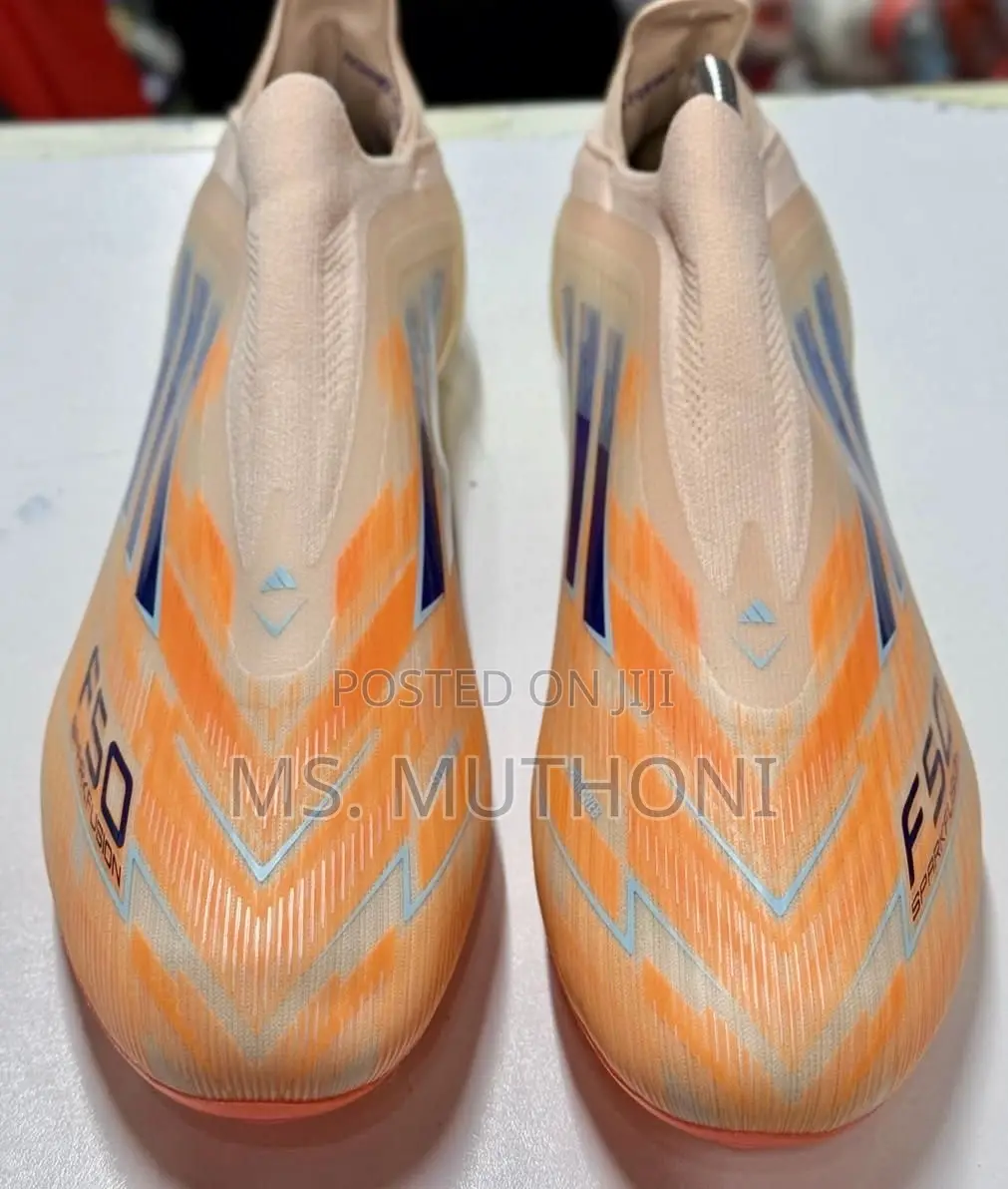 Adidas F50 Elite Laceless Fg Soccer Boots in a Vibrant Beam Orange