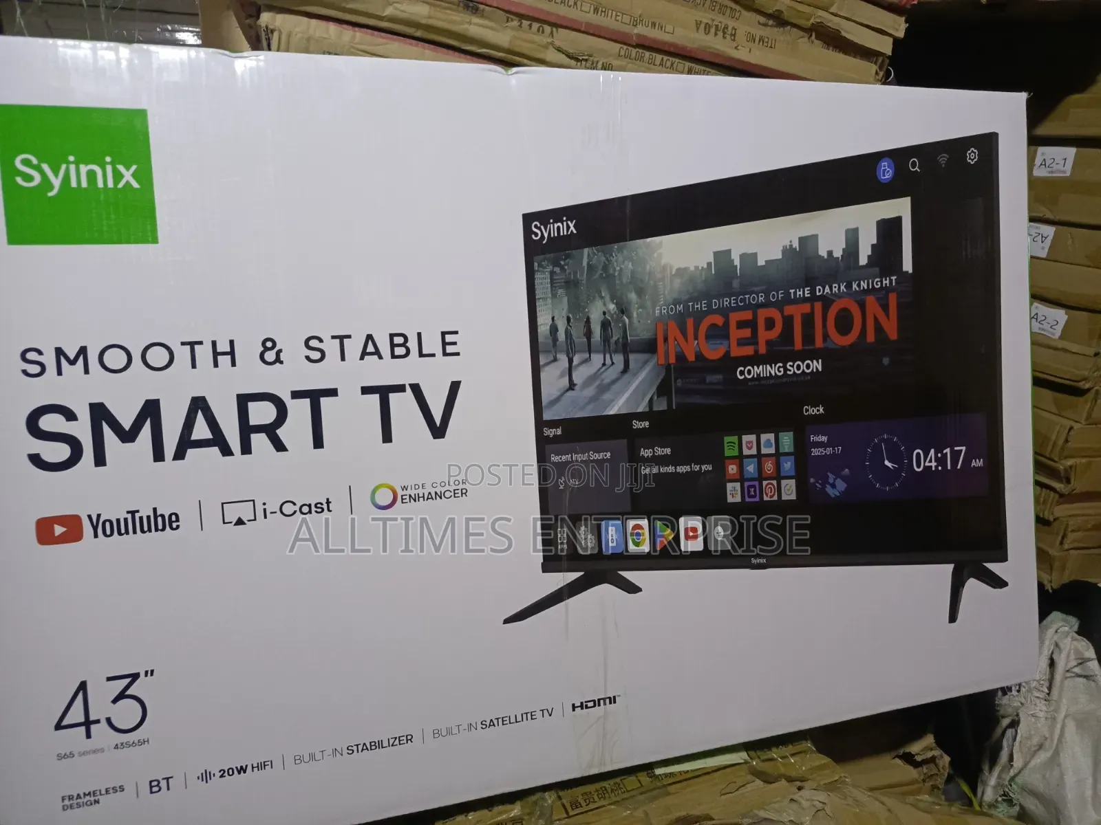 Syinix 43 Inch Smart Tv - 43s65h