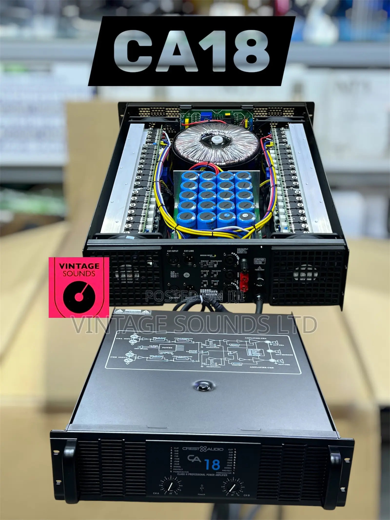 Crest Audio Ca18 | Professional Touring Amplifier ( 7000w Edition)