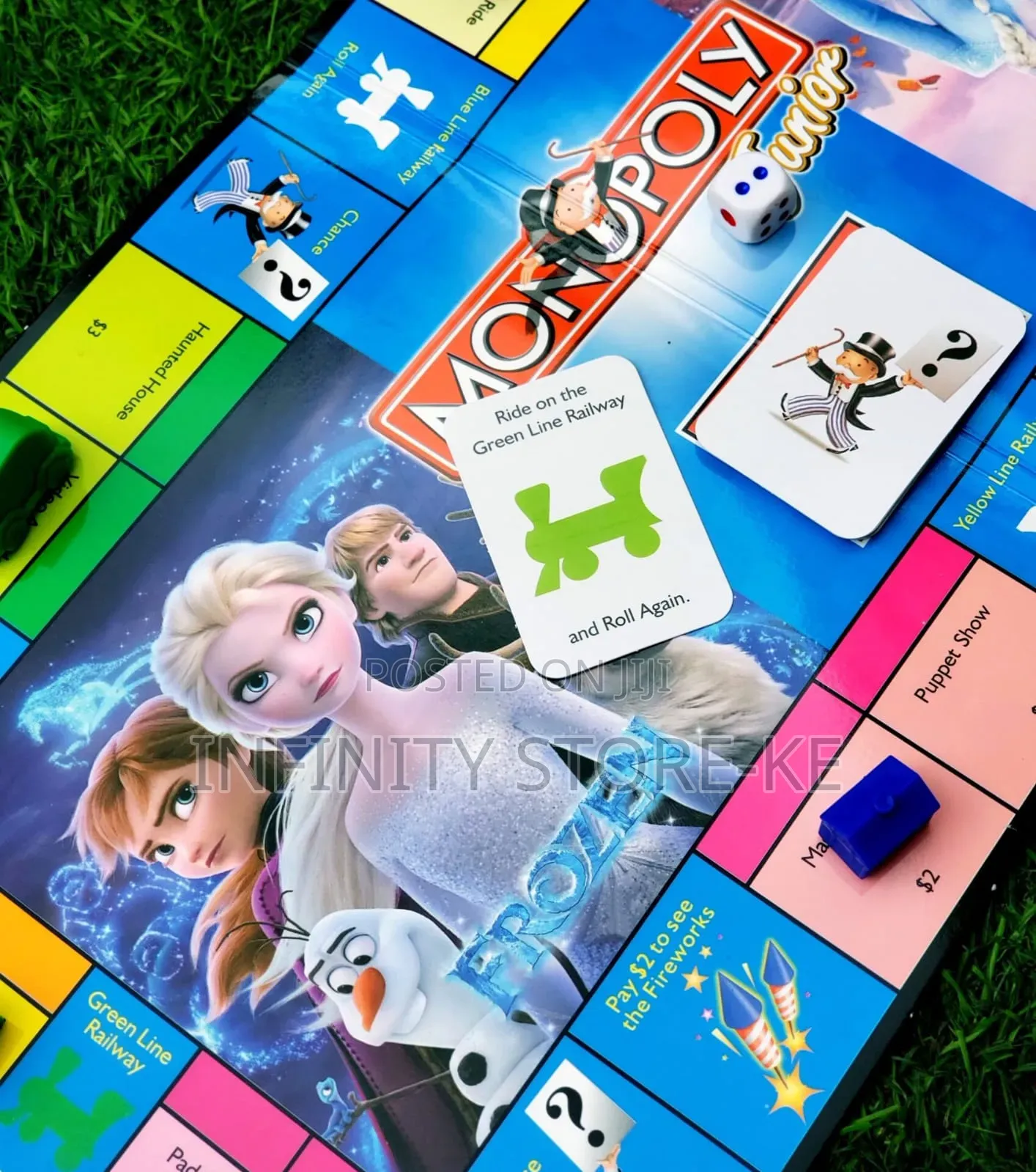 Monopoly Junior Frozen, Fun Property-Buying Game for Kids