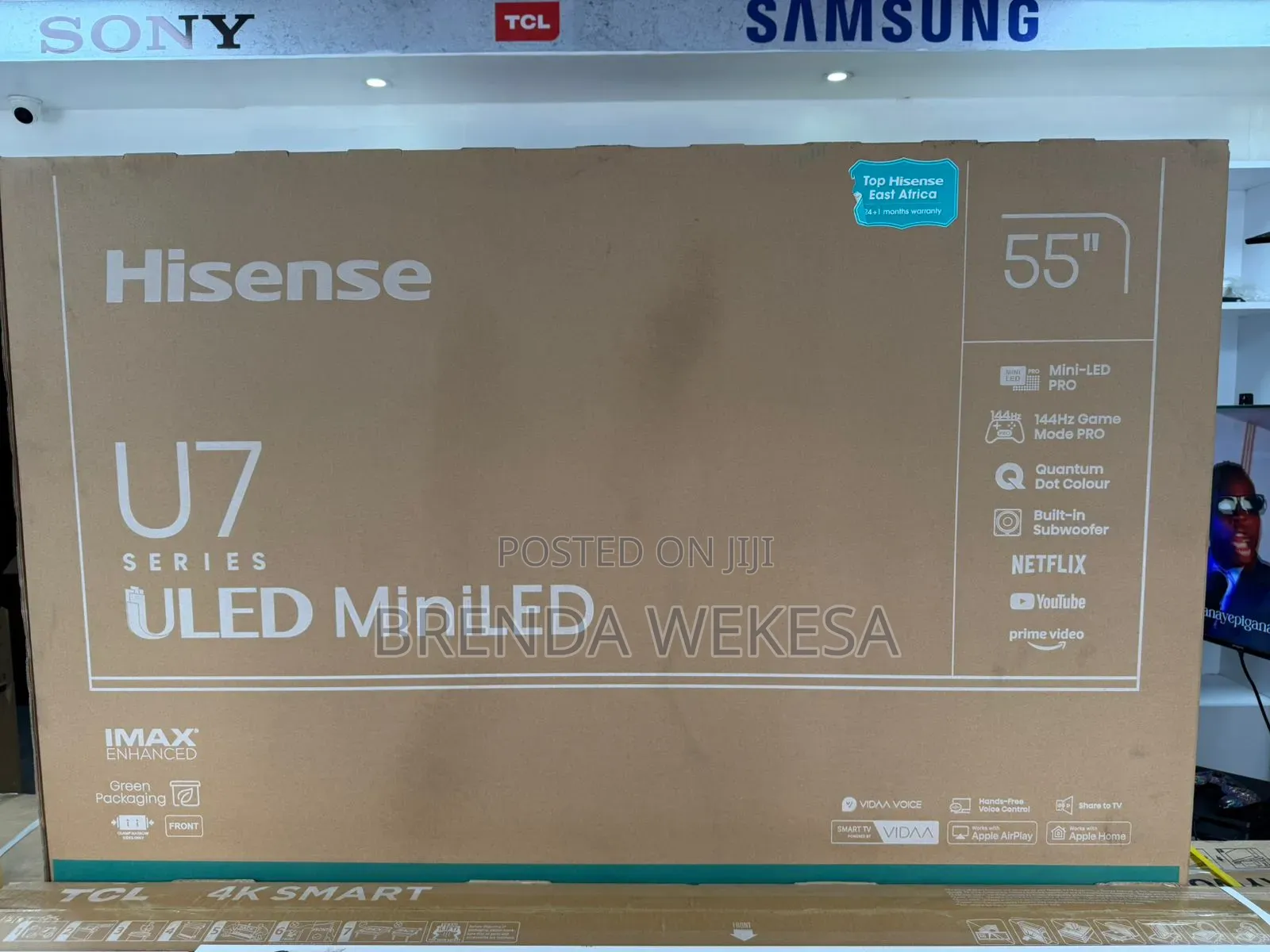 Hisense 55u7nken Miniled Uled Google Tv