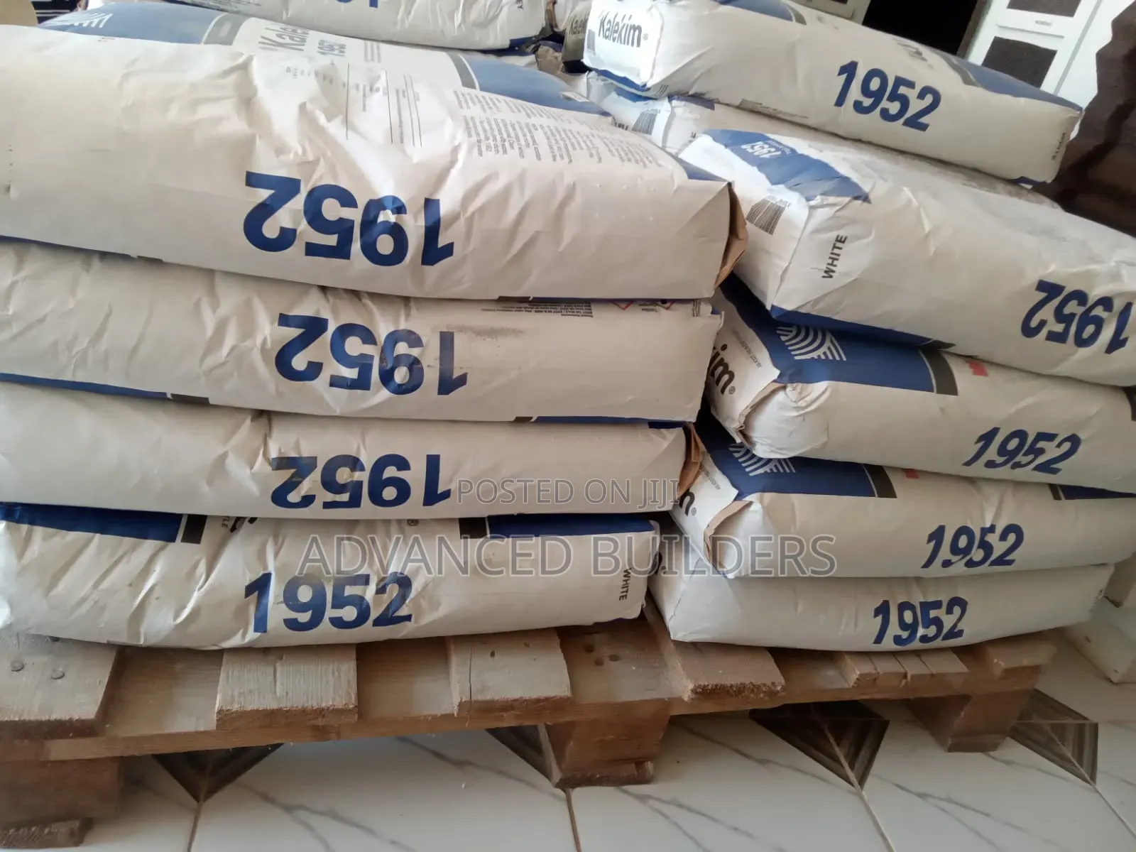 Cementitious Kalekim Tile Adhesive 25kgs 1952 White