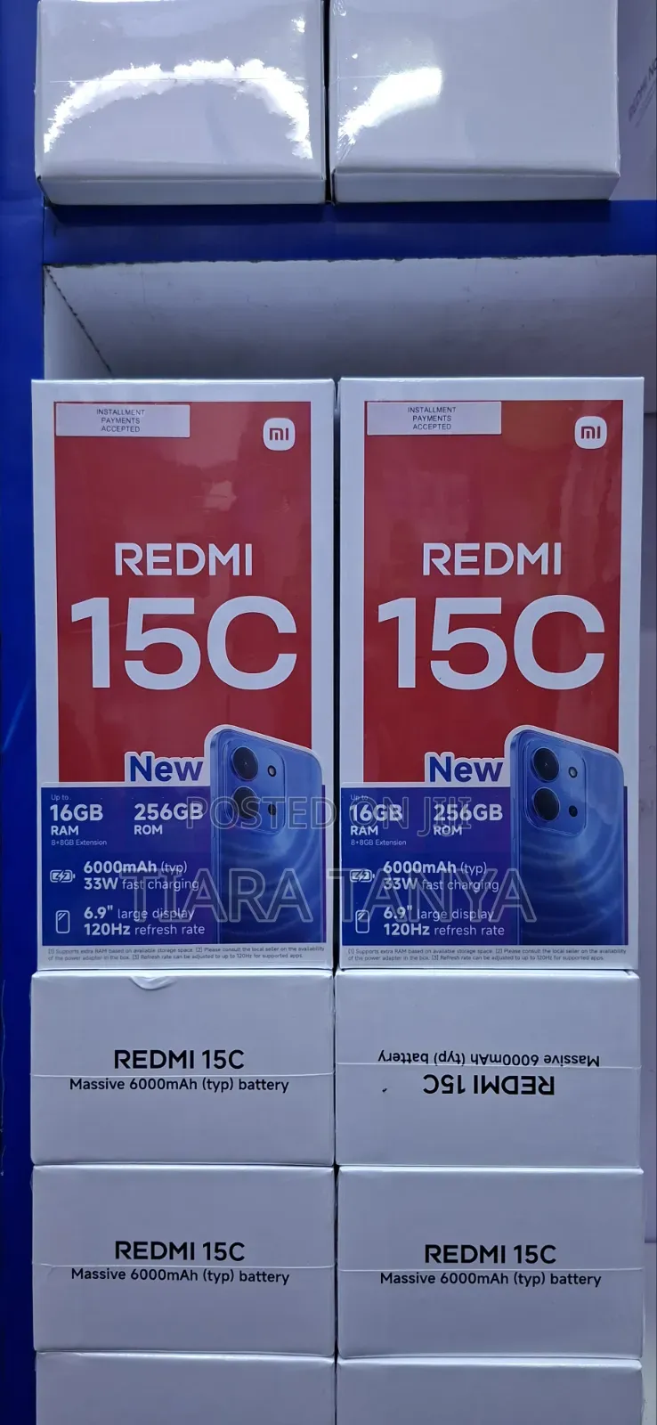 New Xiaomi Redmi 15C 4G 256 GB Black
