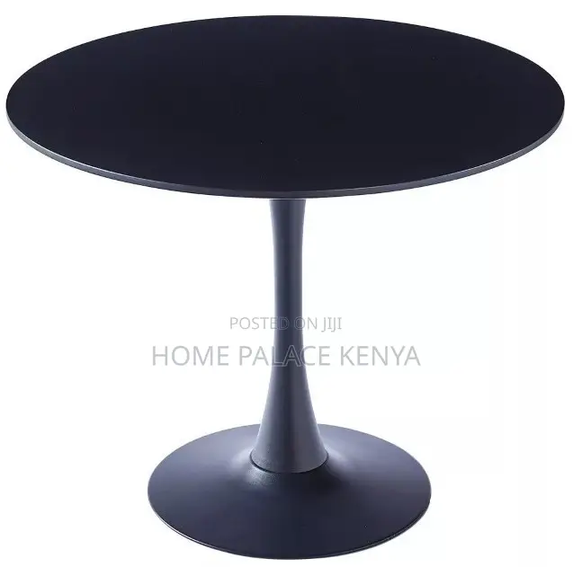 Dining Table: Round Wooden Dining Table Tulip Design