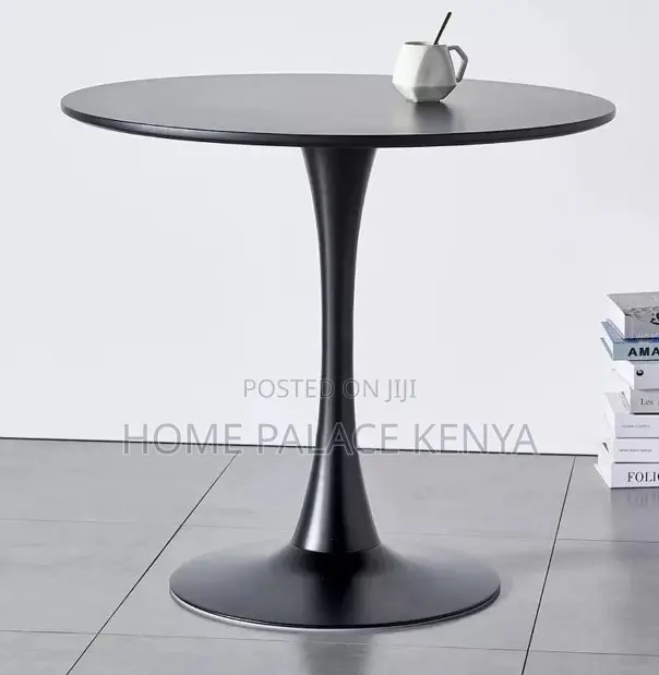 Dining Table: Round Wooden Dining Table Tulip Design