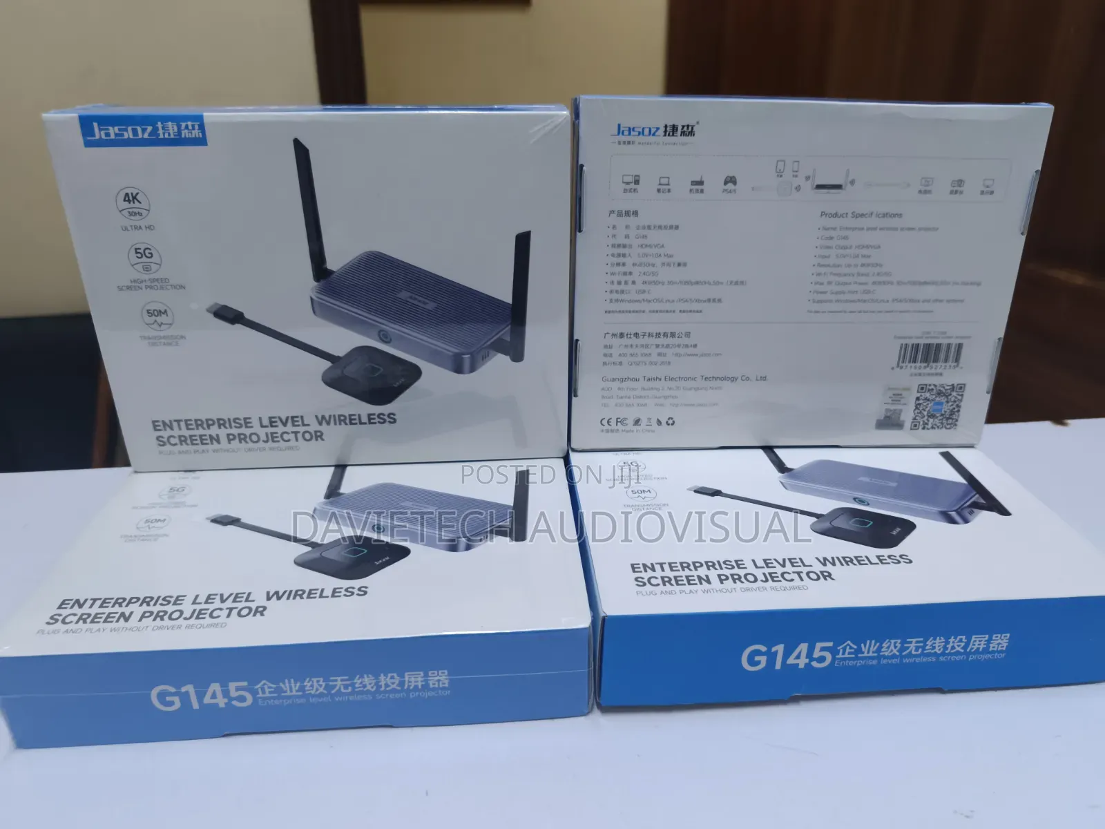 Wireless Hdmi Transmitter and Receiver, 50 MTRS