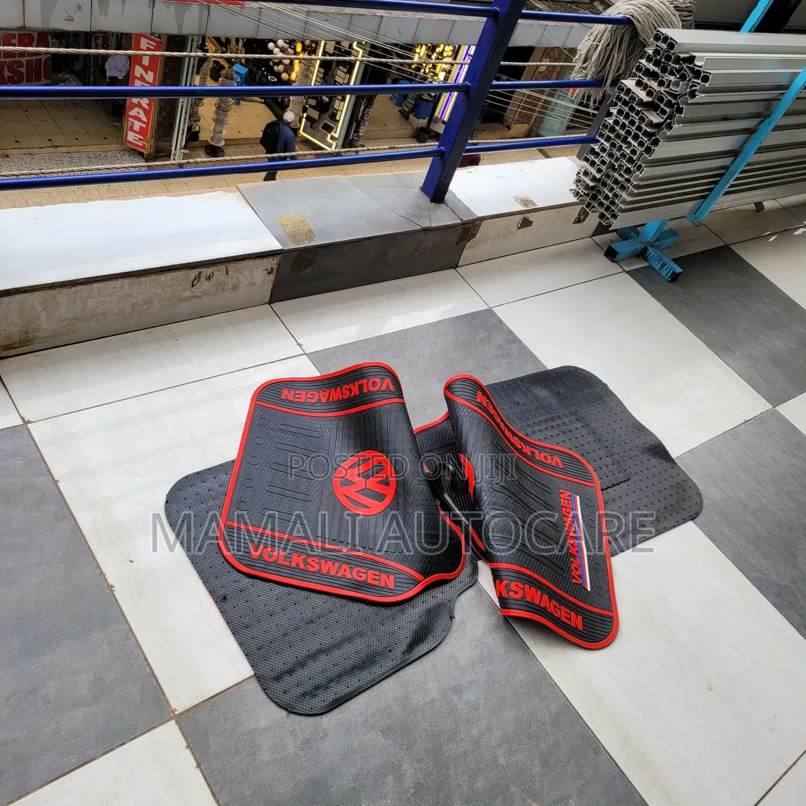 Vw Branded Car Floor Mats 5pcs Set