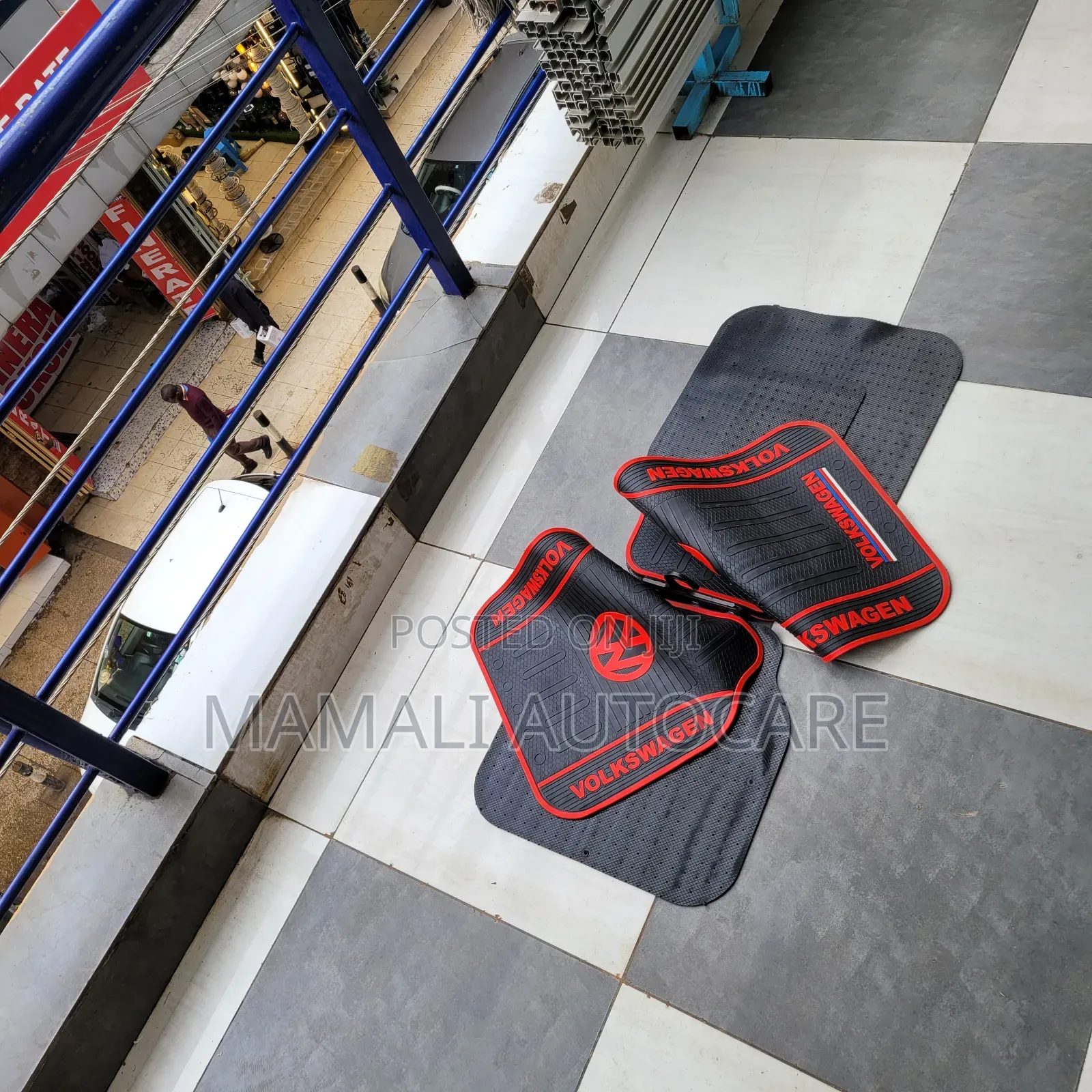 Vw Branded Car Floor Mats 5pcs Set