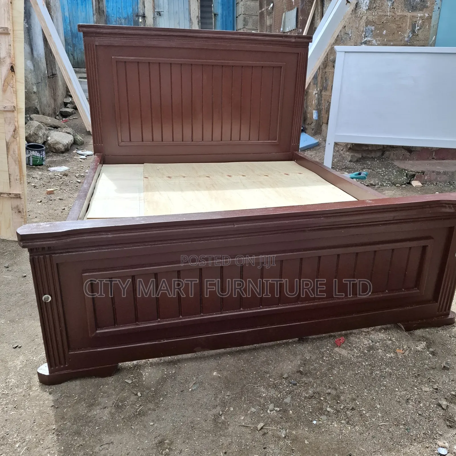 Brown Modern Panel/Board Beds on Offer!