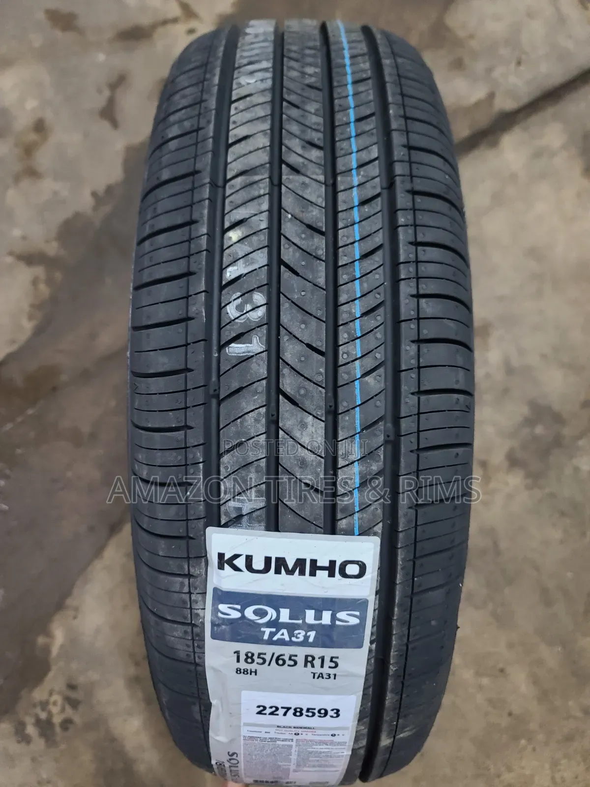 185/65r15 Kumho Tyres 88h Solus Ta31