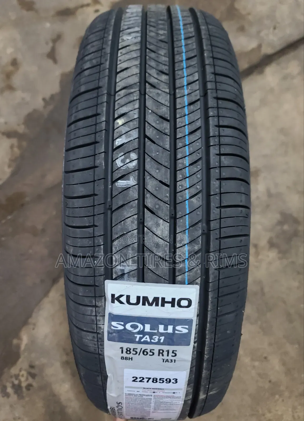185/65r15 Kumho Tyres 88h Solus Ta31