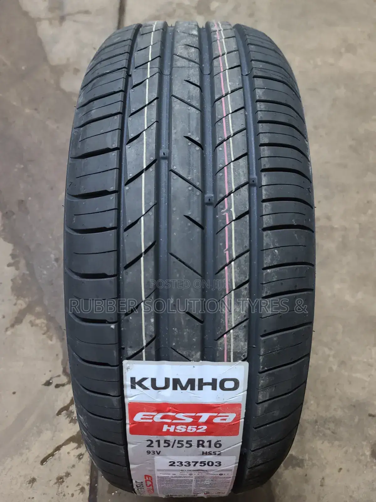 215 /55 R16 Kumho Tyres 93v Ecsta Hs52