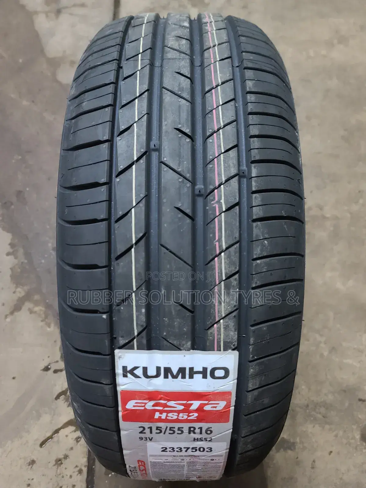 215 /55 R16 Kumho Tyres 93v Ecsta Hs52