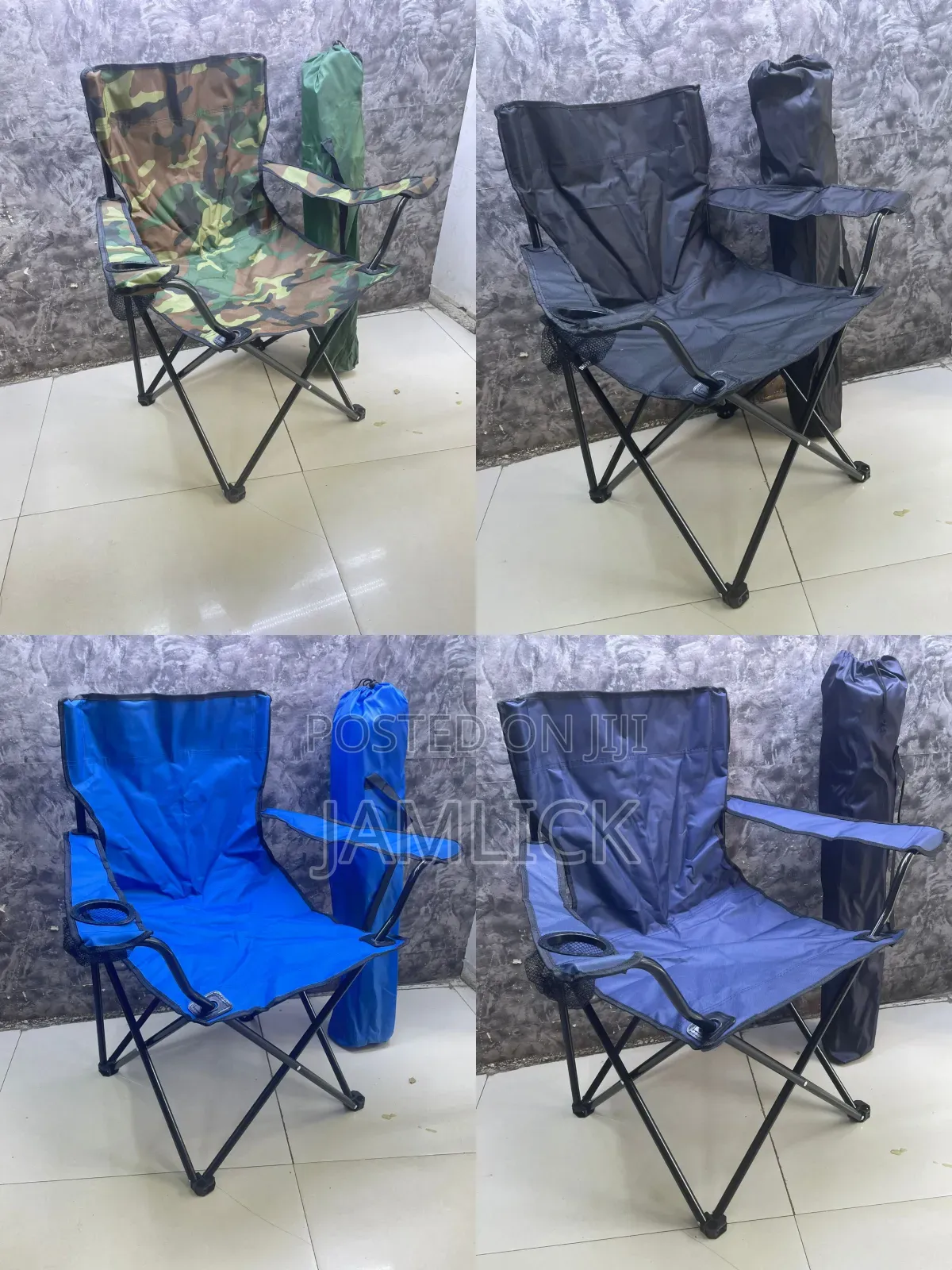 Assorted Colours Camping Chairs - Ve